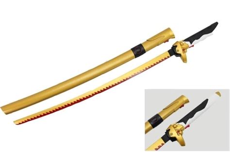 Genji Over Watch Replica Sword Prop Cosplay Gold Color 